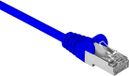 Goobay CAT 5e netwerkkabel, SF/UTP, blauw, 1.50 m