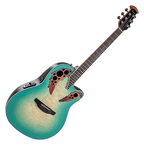 Ovation CE44X-9B Celebrity Elite Exotic Mintburst Elektrisch-Akoestische Westerngitaar