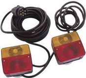 Berger & Schröter Gloeilamp Verlichtingsset Knipperlicht Remlicht Kentekenverlichting Achterlicht Achter Links Rechts 12 V Incl. Magneethouder