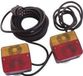 Berger & Schröter Gloeilamp Verlichtingsset Knipperlicht Remlicht Kentekenverlichting Achterlicht Achter Links Rechts 12 V Incl. Magneethouder