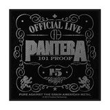 Pantera - 101% Proof Patch - Zwart