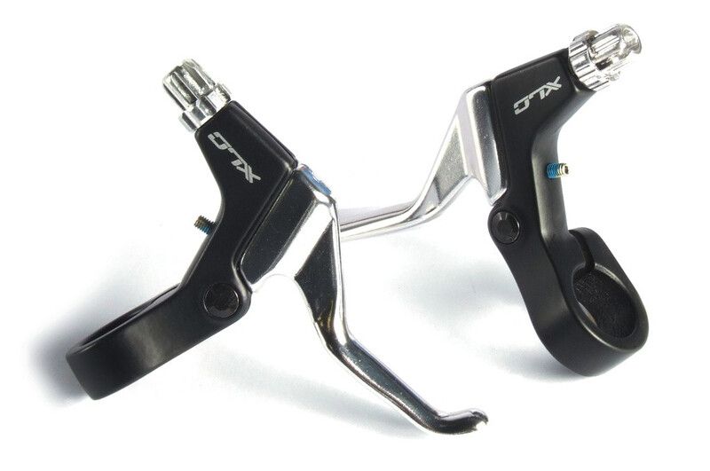 XLC BL-V03 Remhendel voor Mini-V-Brake - Zwart/Zilver