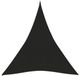 vidaXL Zonnezeil 160 g/m² 4x5x5 m HDPE Zwart
