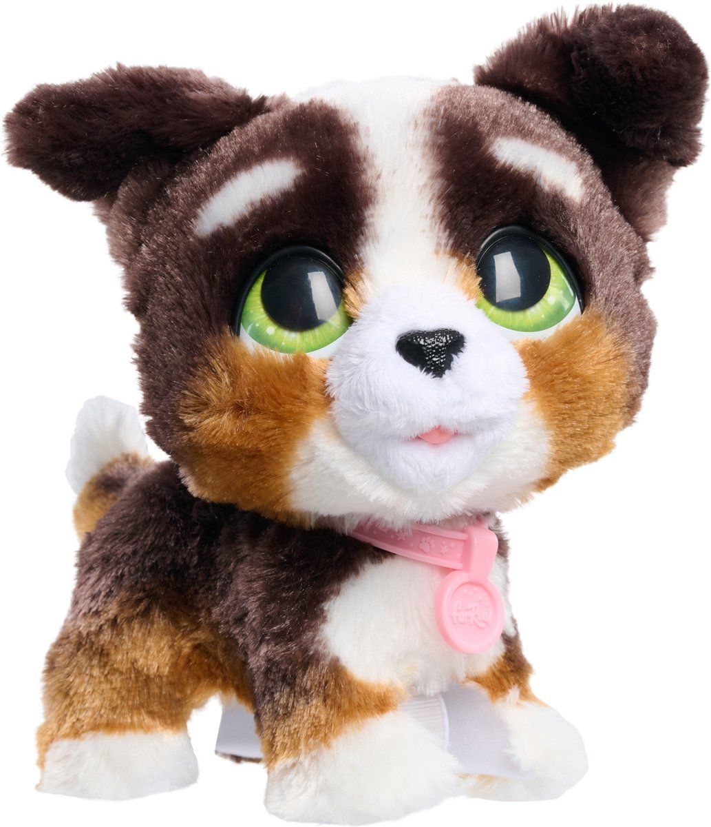 FurReal Walkalots Bernadoodle Puppy - Interactieve pluchen knuffel