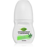 Bione Cosmetics Cannabis Antiperspirant Roll-On with Rose Scent - 80 ml