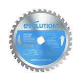 Evolution (T180TCT-68CS) - Cirkelzaagblad van 180 mm voor dun staal