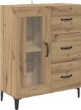 vidaXL Dressoir Artisan Eiken 69,5 x 34 x 90 cm