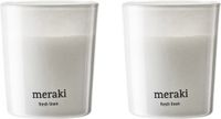 Meraki Geurkaarsen set White Garden klein