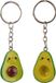Puckator Kawaii Avocado set 2 Sleutelhangers - 3cm
