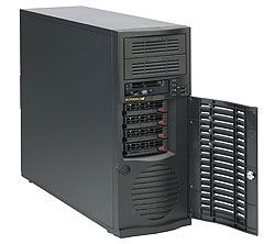 Supermicro SuperChassis 733TQ-668B - Computerbehuizing - Zwart