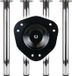 BMB tafelpootset VA-Eff.80mm H.870mm plaatbevestiging - 312 109891