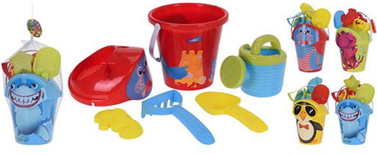 L28 Strandemmerset Walrus rood - Multicolor - Kunststof - 7434225773792