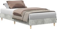 vidaXL Bedframe Betongrijs Bewerkt hout