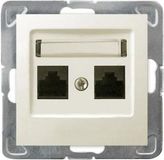 Ospel GPK-2Y/K/m/27 stopcontact, IP20, 71 mm, 65 g, behuizing