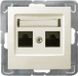 Ospel GPK-2Y/K/m/27 stopcontact, IP20, 71 mm, 65 g, behuizing