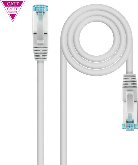 NANOCABLE FTP Category 7 Rigid Network Cable LSZH/SFTP Grey 1 m