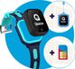 Qlokkie Kiddo GO PLUS - GPS Horloge voor Kinderen - Blauw