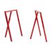 HAY Loop Stand Frame 72 cm Lot de 2 Maroon red