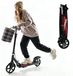 Trottinette pliable avec réglage en hauteur et frein à main