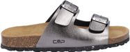 CMP Dames Sandalen Eco Thalitha Wandelsandalen Leer Textiel Grijs Maat 42