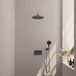 Brauer Gunmetal Carving Thermostatische Regendoucheset Inbouw