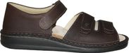 Finn Comfort Baltrum Heren Platte Sandalen Bruin Leer Maat 40