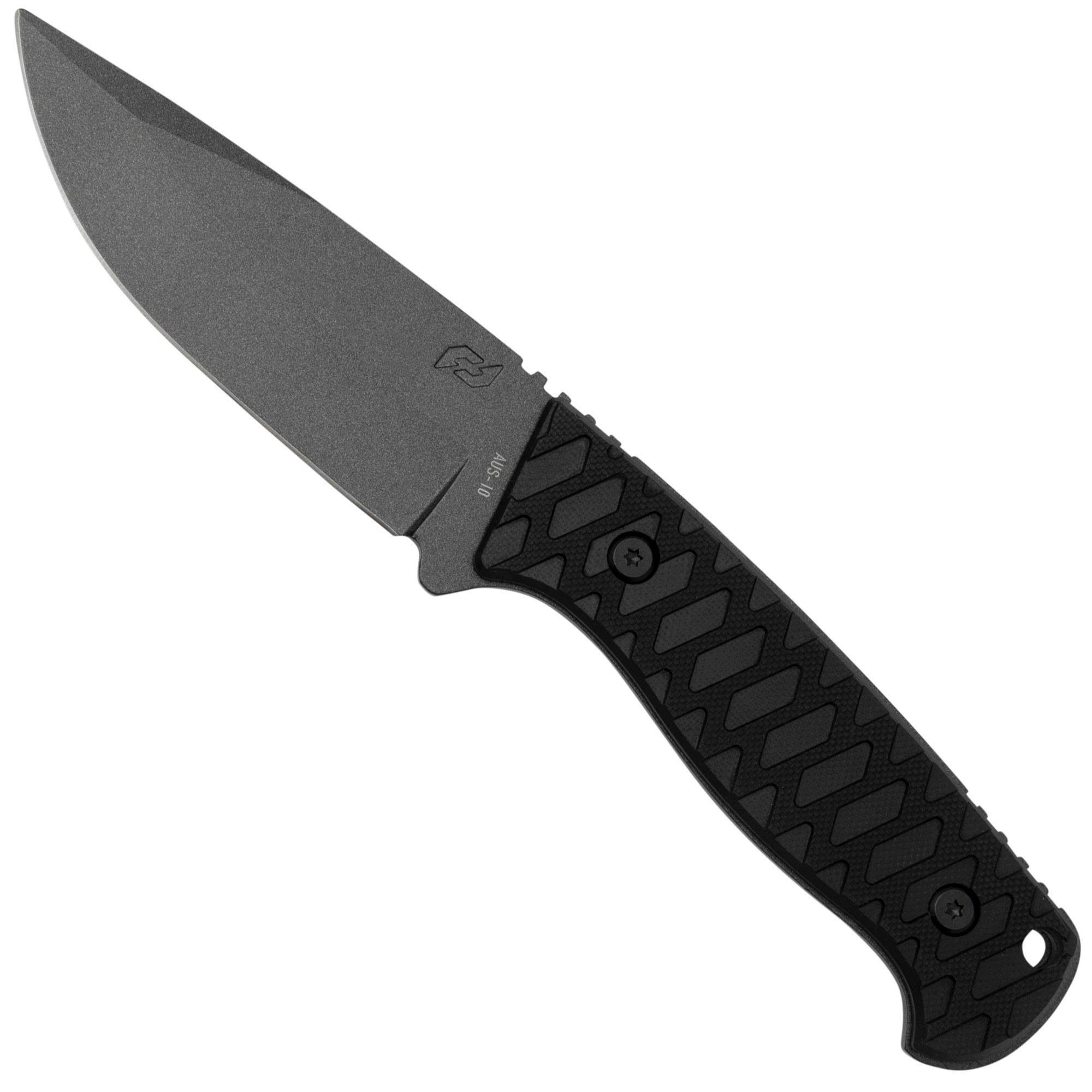 Schrade Wolverine 1182520, zwart, vaststaand mes