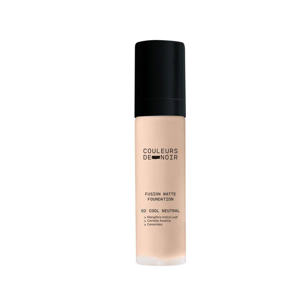 Couleurs de Noir Couleurs De Noir Fusion Matte Foundation 02 Cool Neutral 30 ml fond de teint