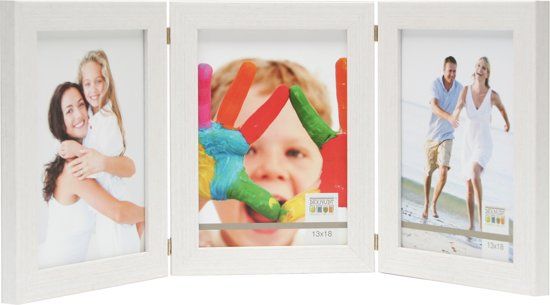 Deknudt Frames Drieluik wit verticaal - 5412065499777