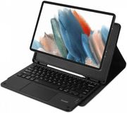 Buddi Zuna Hoes met QWERTY Toetsenbord voor Samsung Galaxy Tab S9 Plus / S9 FE Plus | Beschermhoes | Bluetooth 5.0 | met Penhouder | Magnetisch Uitneembaar Keyboard | Book Case met Standaard | Zwart
