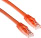 ACT Oranje 5 meter U/UTP CAT6A patchkabel snagless met RJ45 connectoren IB2105