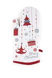 Excelsa Merry Christmas ovenwant, katoen, kerstdecoratie, 32 x 18 cm