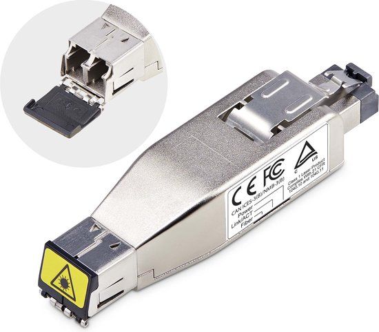 StarTech Gigabit Glasvezel naar RJ45 Ethernet Media Converter Dongle, Optical Singlemode 10km/Multimode 800m, PoE Voeding