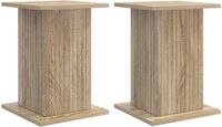vidaXL Plantenstandaard 2 stuks Sonoma Eiken 30,5 x 30 x 43 cm
