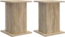 vidaXL Plantenstandaard 2 stuks Sonoma Eiken 30,5 x 30 x 43 cm