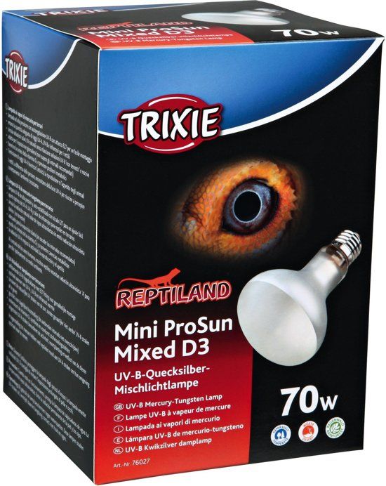 TRIXIE ProSun Mixed D3 UV Lamp - 70 W - Wit