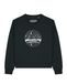 Watapparel Sweatshirt 'Mountains by night' zwart / wit
