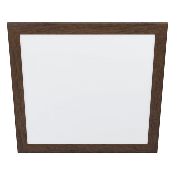 EGLO Piglionasso Plafondlamp - Vierkant - 64.5 cm - Wit/Hout