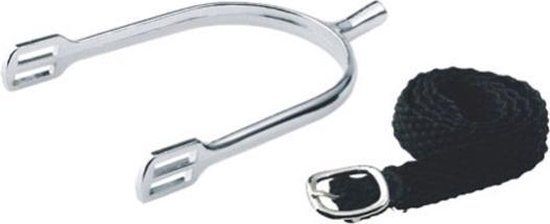 HKM Knopsporen voor dames, 15 mm - Zilver kleurig