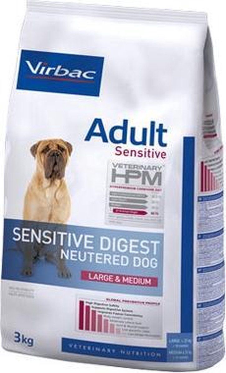 HPM Veterinary HPM Adult Sensitive Digest Neut Large & Medium - 12kg