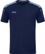 Jako Power Shirt Korte Mouw Heren - Hemelsblauw / Marine | Maat: 4XL