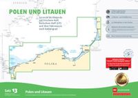 Sportbootkarten Delius Klasing Verlag GmbH Sportbootkarten Satz 13: Polen und Litauen (Ausgabe 2026/2027)