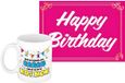 Bellatio Decorations Koffiemok 50 Jaar Vrouw - Wit Keramiek - 300ml