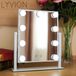 LYVION Make-up spiegel met LED verlichting rondom - Wit