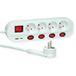 Roline 4-voudige stekkerdoos met schakelaar, UTE versie, USB-oplader A+C, 1,5 m