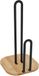 Gerimport Porte-rouleau de cuisine - 31 cm - bois - porte-rouleau de cuisine