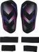 hummel genouillères SHIN GUARDS SUPER LIGHT NOIR/BLEU/ROSE S