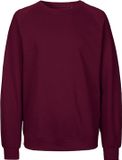 Neutral - Unisex Sweatshirt - Bordeaux - 100% Biologisch Katoen - Maat XXL