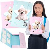 sarcia.eu STARPAK HONDJE GELAMINEERD Elastomap schoolmap met elastiek A4