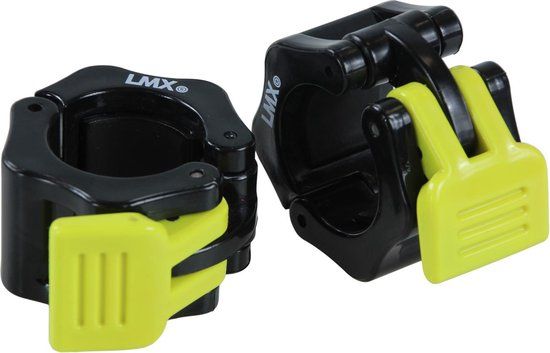 Lifemaxx Studio Pump Collarset - Lock Jaw - Zwart/Geel